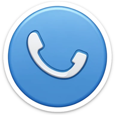 Blue circle with irregularities on it on it is boundaries and it should have a white tick no face sticker