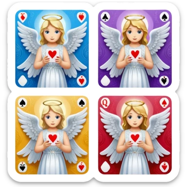 Angels and aces sticker