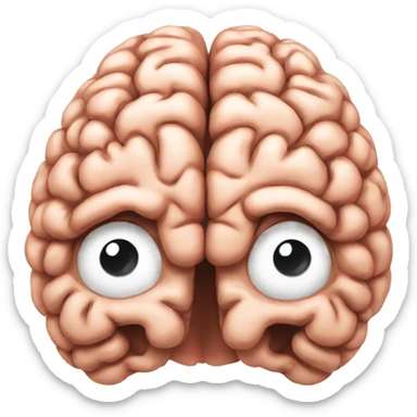 Brain forget to understand  sticker