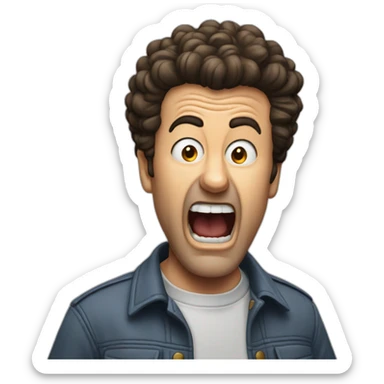 kramer yelling sticker