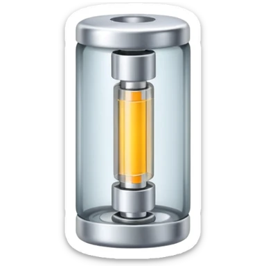 tiny glass fuse with metal caps sticker