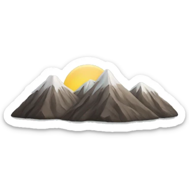 mountain sticker