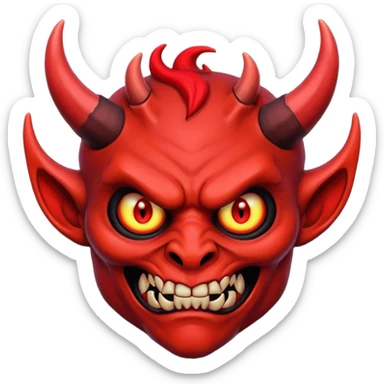 devil from bible sticker