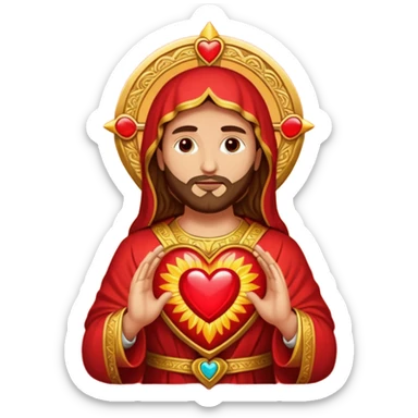 sagrado corazón de Jesús  sticker
