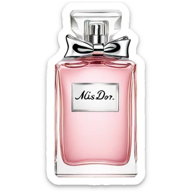 Miss dior perfume sticker