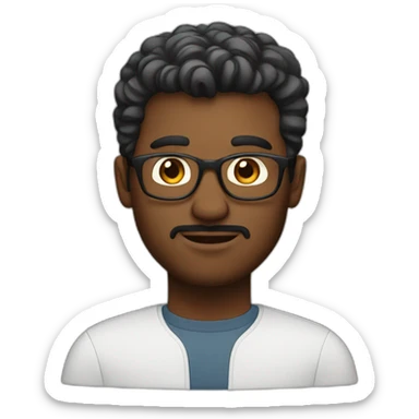 white man, graphic designer behind a macbook pro retina sticker