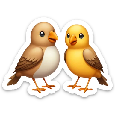 Two birds one stone sticker