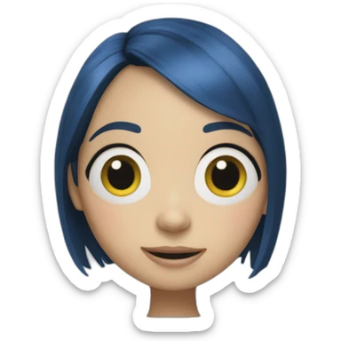 coraline girl sticker
