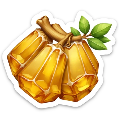 candied ginger root sticker