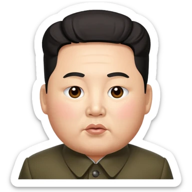 kim jong un  sticker