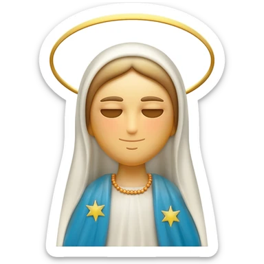 Emoji nossa senhora aparecida sticker