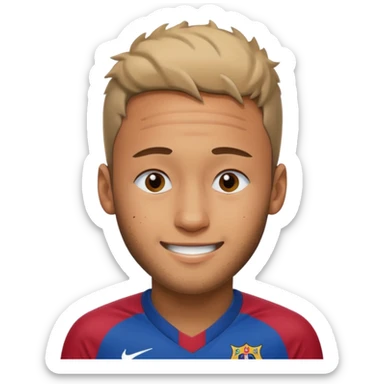 Neymar Cok un ojo cerrado sticker