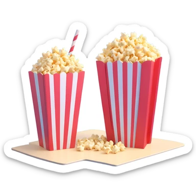 3D comedy movie poster in blue color sticker