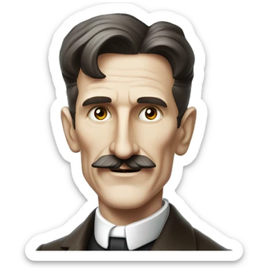Nikola tesla sticker