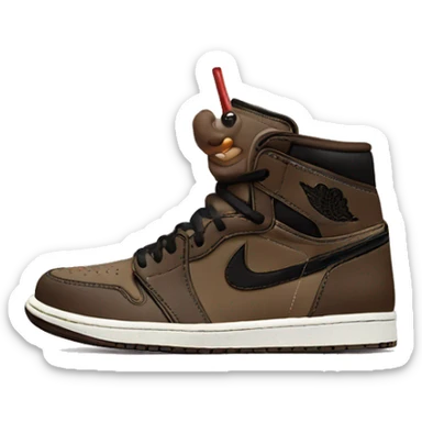 Jordan 1 travis scott sticker