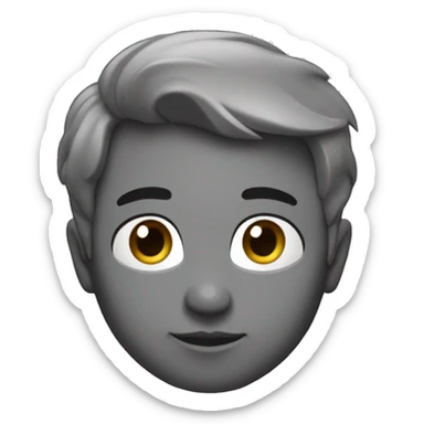 un mec qui fait un gro bisous  sticker