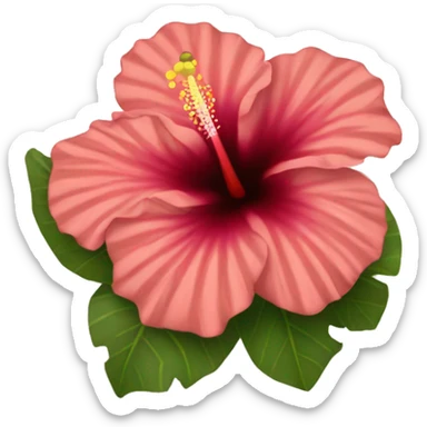 Hibiscus  sticker