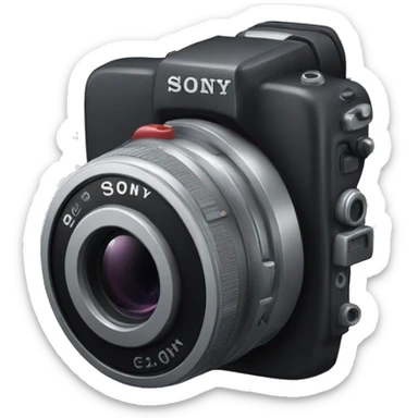 A sony camera  sticker