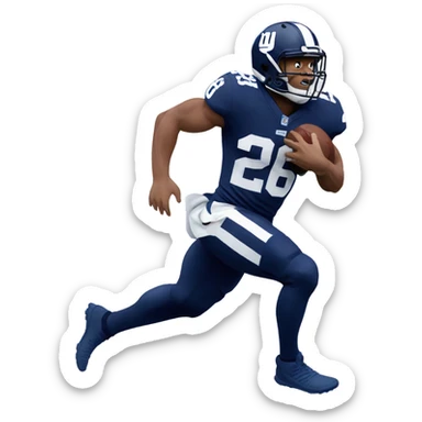 Saquan Barkley running sticker