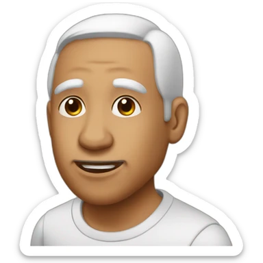 borrego arrodillado sticker