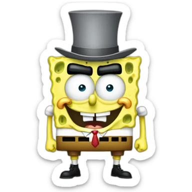 Spongebob Squarepants ANGRY sticker