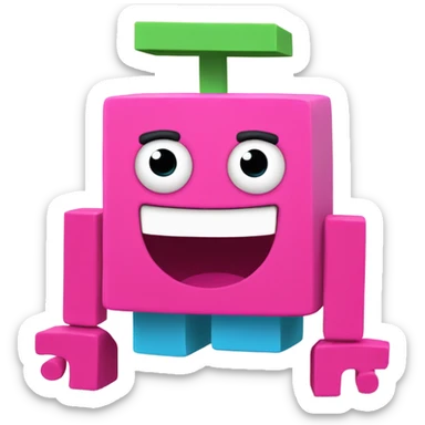Numberblocks 3 sticker