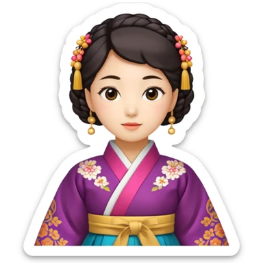 korean traditional sticker