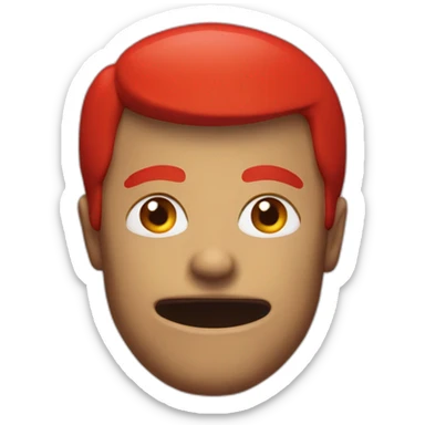 ACK on a red background sticker