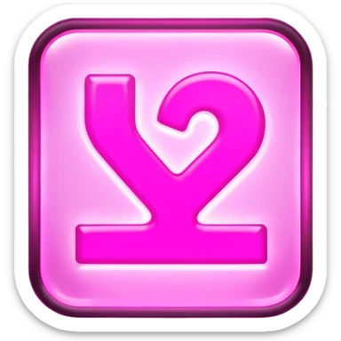 neon pink 18+ sign sticker