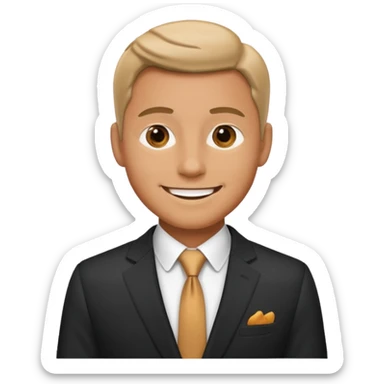 gentlemen vibe suit men sticker