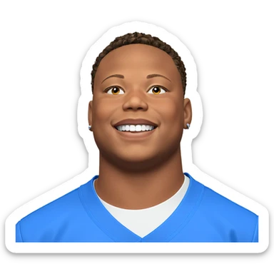 smiling boy with earrings sticker