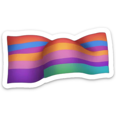 Among us gay pride flag sticker