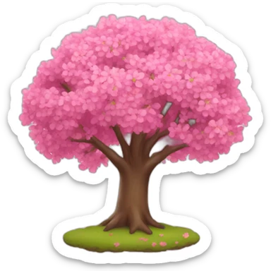 spring tree sticker