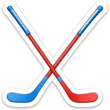 ice hockey stick (#00A3E0) and red (#F9423A) sticker