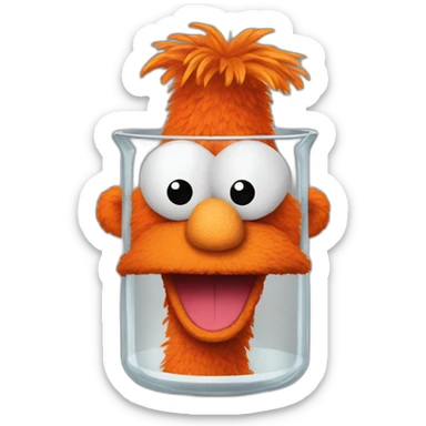 Beaker muppets sticker