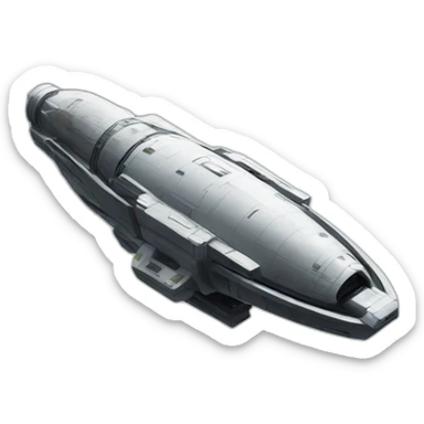 The spaceship in interstellar sticker