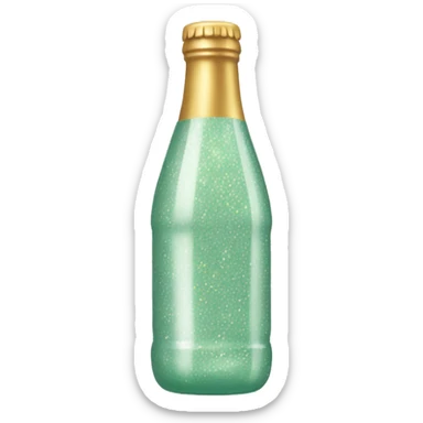 Sparkling bottle of ranch sticker