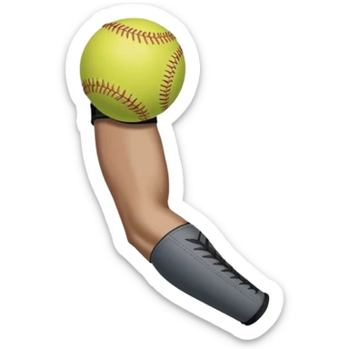 Softball sports tattoo arm sleeve sticker
