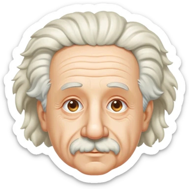 Einstein in the MUNCYT SPAIN sticker