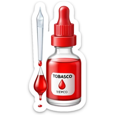 Tobasco Eyedrops sticker