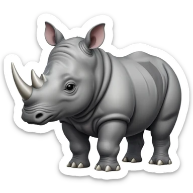 rhinoceros sticker