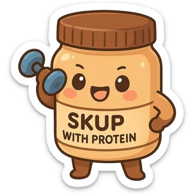 skup with protein sticker