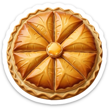 fève galette des rois sticker