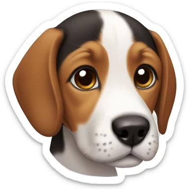 beagle puppy sticker