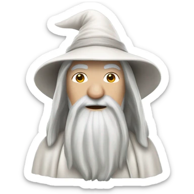 Gandalf the white sticker