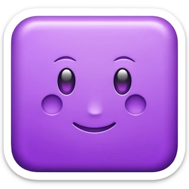 purple Rectangle shape sticker