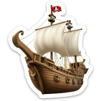 going merry one piece ship sticker