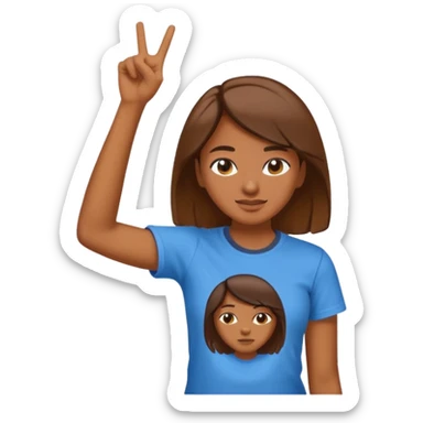 Dabbing woman  sticker