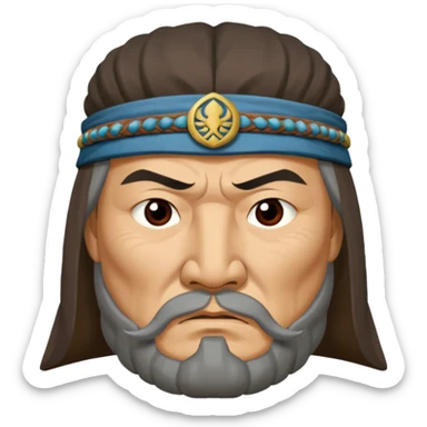 Genghis Khan sticker