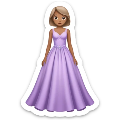 Lilac gown  sticker